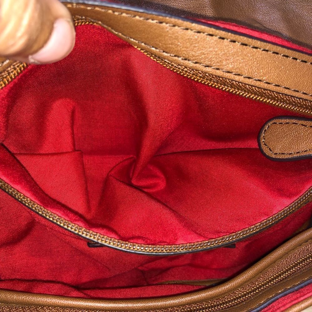 Kate Landry Shoulder Bag Canvas & Leather - Picture 8 of 8